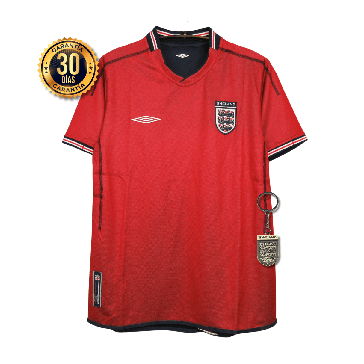 CAMISETA INGLATERRA II 2002 HOMBRE (RETRO)