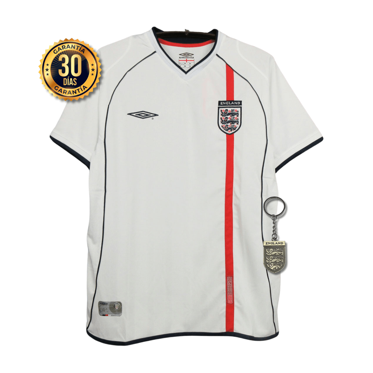 CAMISETA INGLATERRA I 2002 HOMBRE (RETRO)