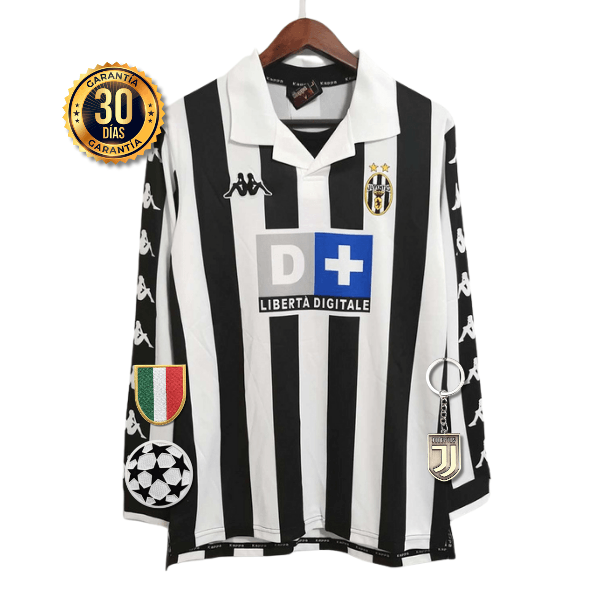 CAMISETA JUVENTUS I 98/99 HOMBRE (RETRO) MANGA LARGA