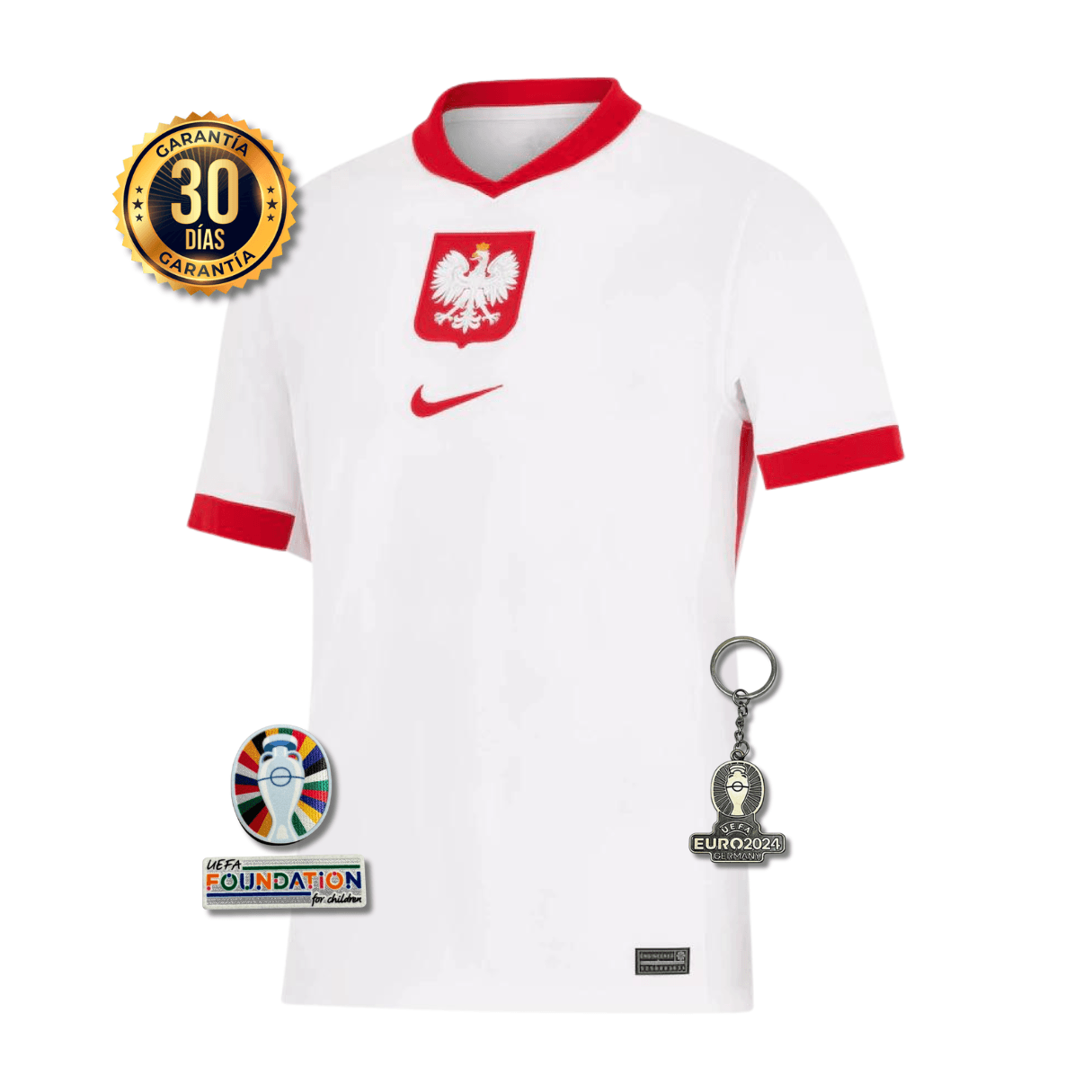 CAMISETA POLONIA I EURO 2024 HOMBRE