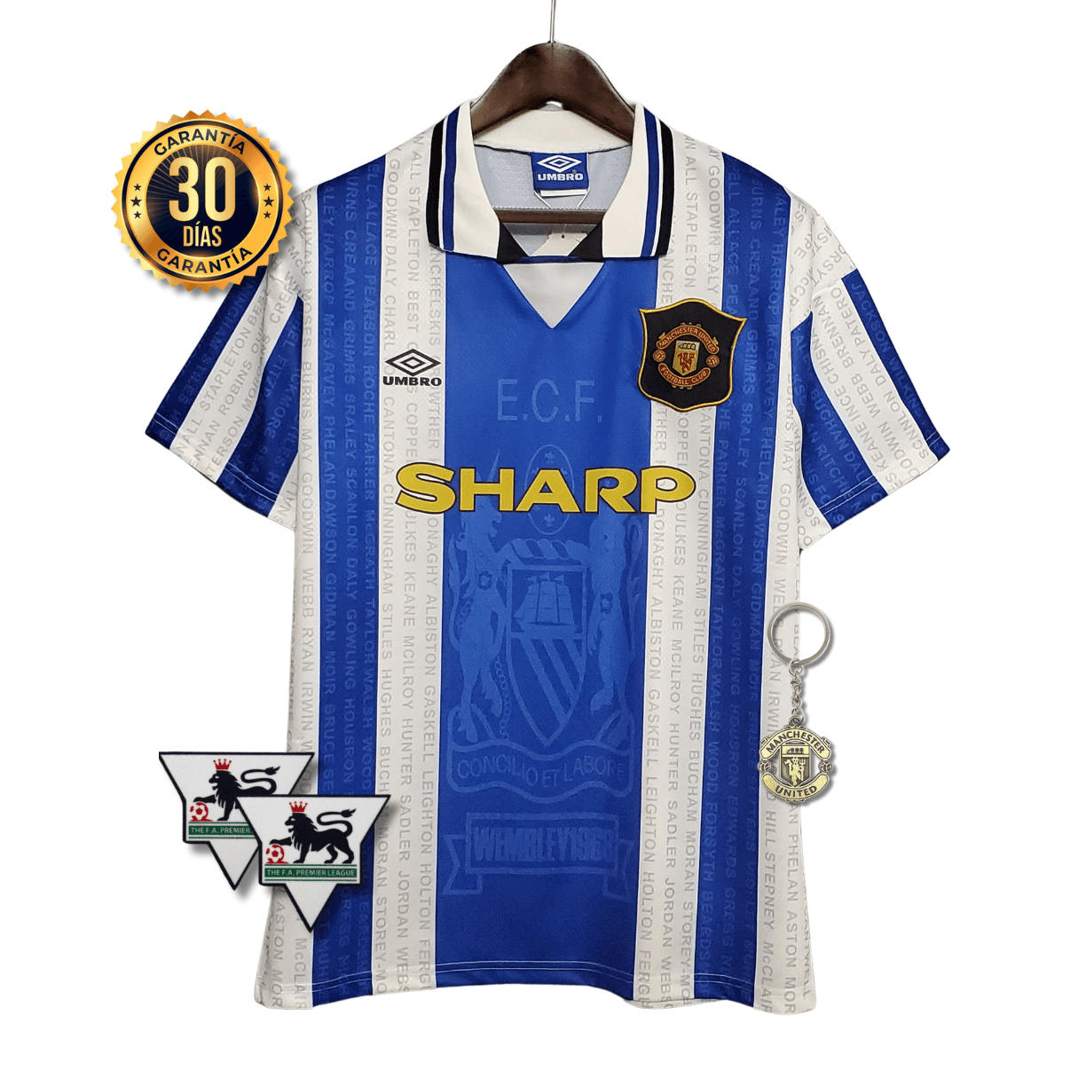 MANCHESTER UNITED II 94/96 HOMBRE (RETRO)