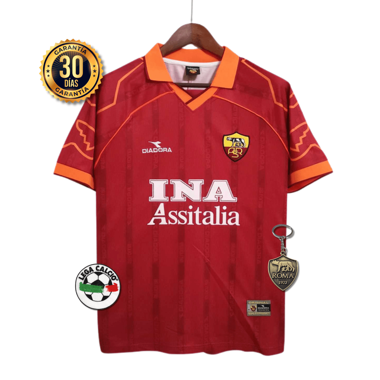 CAMISETA ROMA I 99/00 HOMBRE (RETRO)