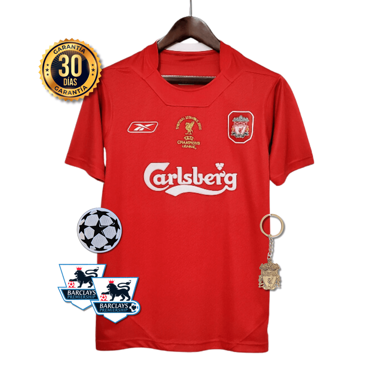 LIVERPOOL I 2005 LIGA DE CAMPEONES HOMBRE (RETRO)