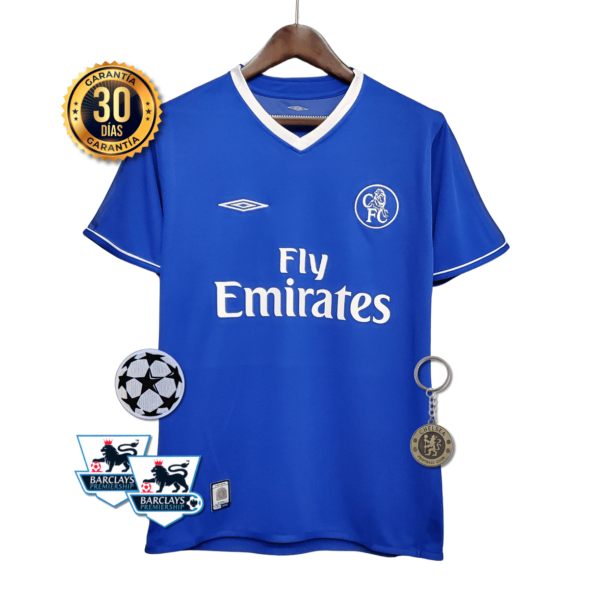 CAMISETA CHELSEA I 03/04 HOMBRE (RETRO)