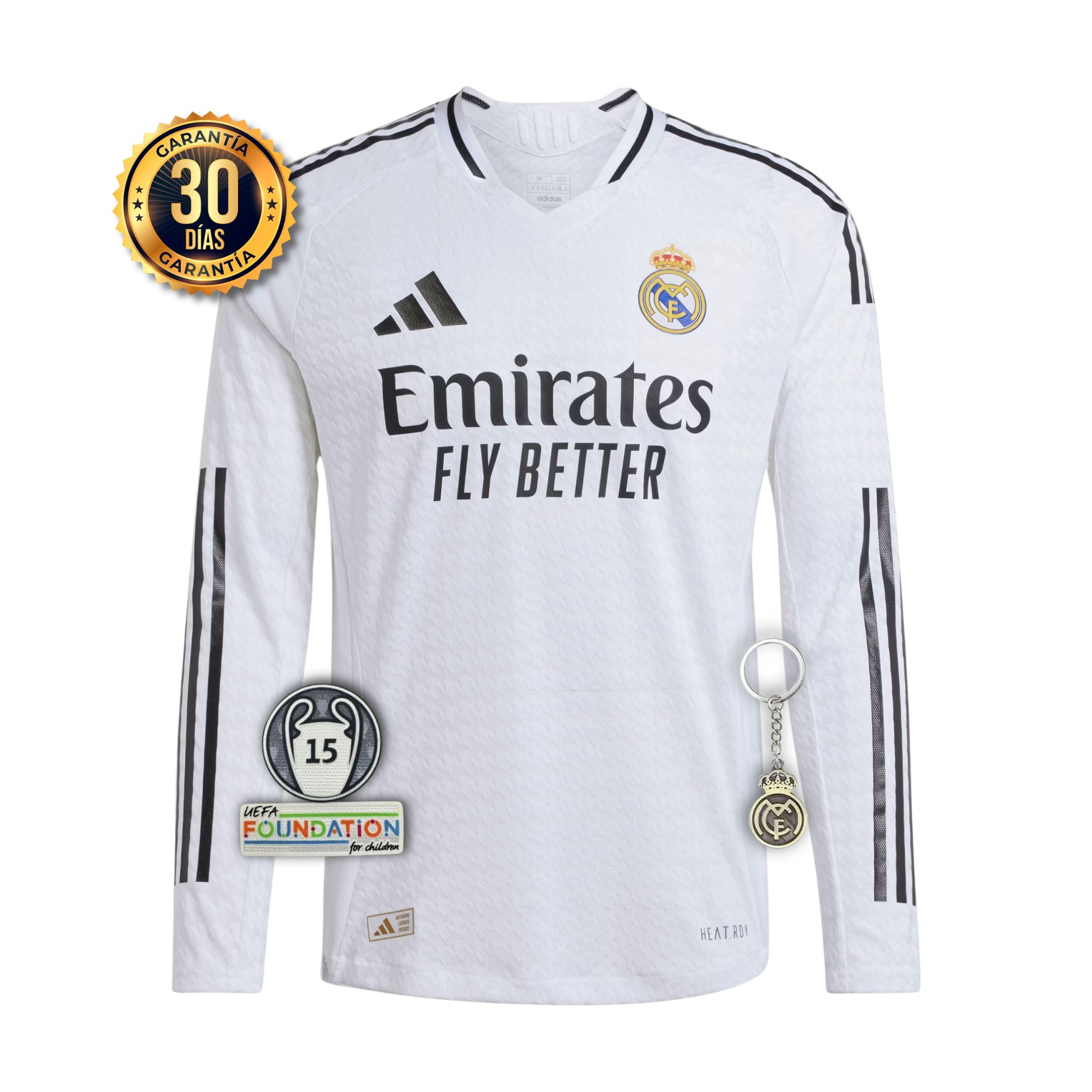 CAMISETA REAL MADRID I 24/25 HOMBRE (JUGADOR) MANGA LARGA