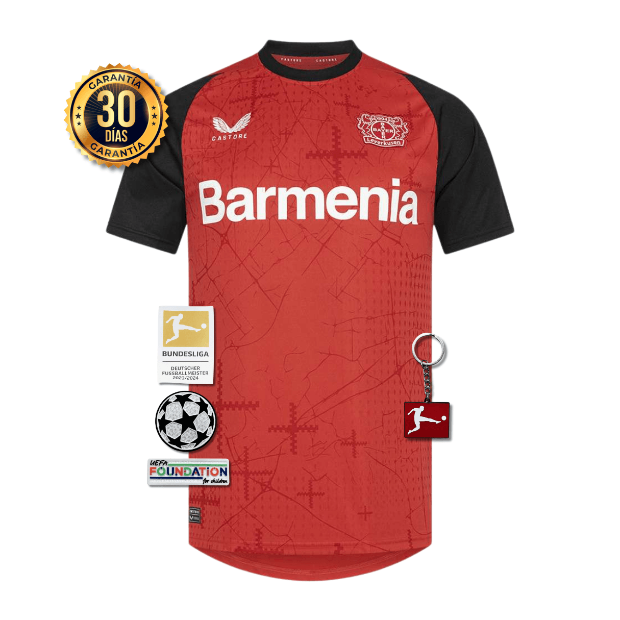 CAMISETA BAYER LEVERKUSEN I 24/25 HOMBRE