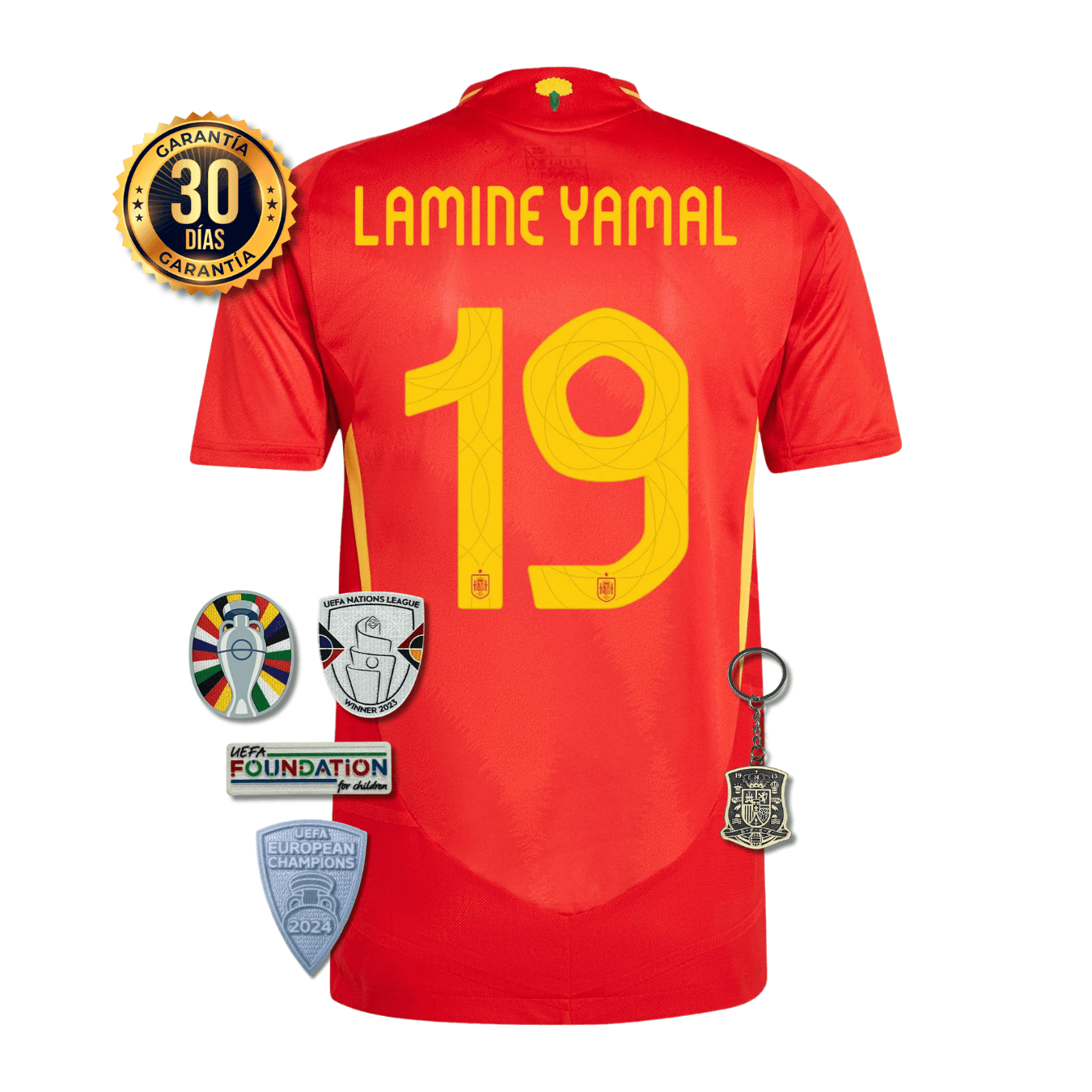 CAMISETA ESPAÑA I EURO 2024 HOMBRE (VERSIÓN JUGADOR)