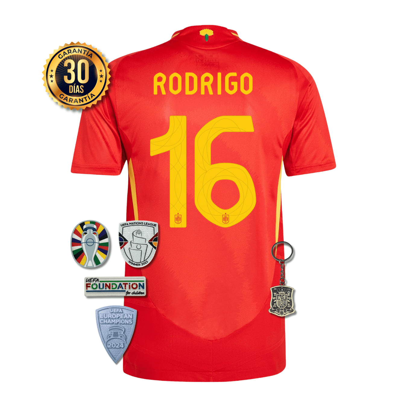 CAMISETA ESPAÑA I EURO 2024 HOMBRE (VERSIÓN JUGADOR)