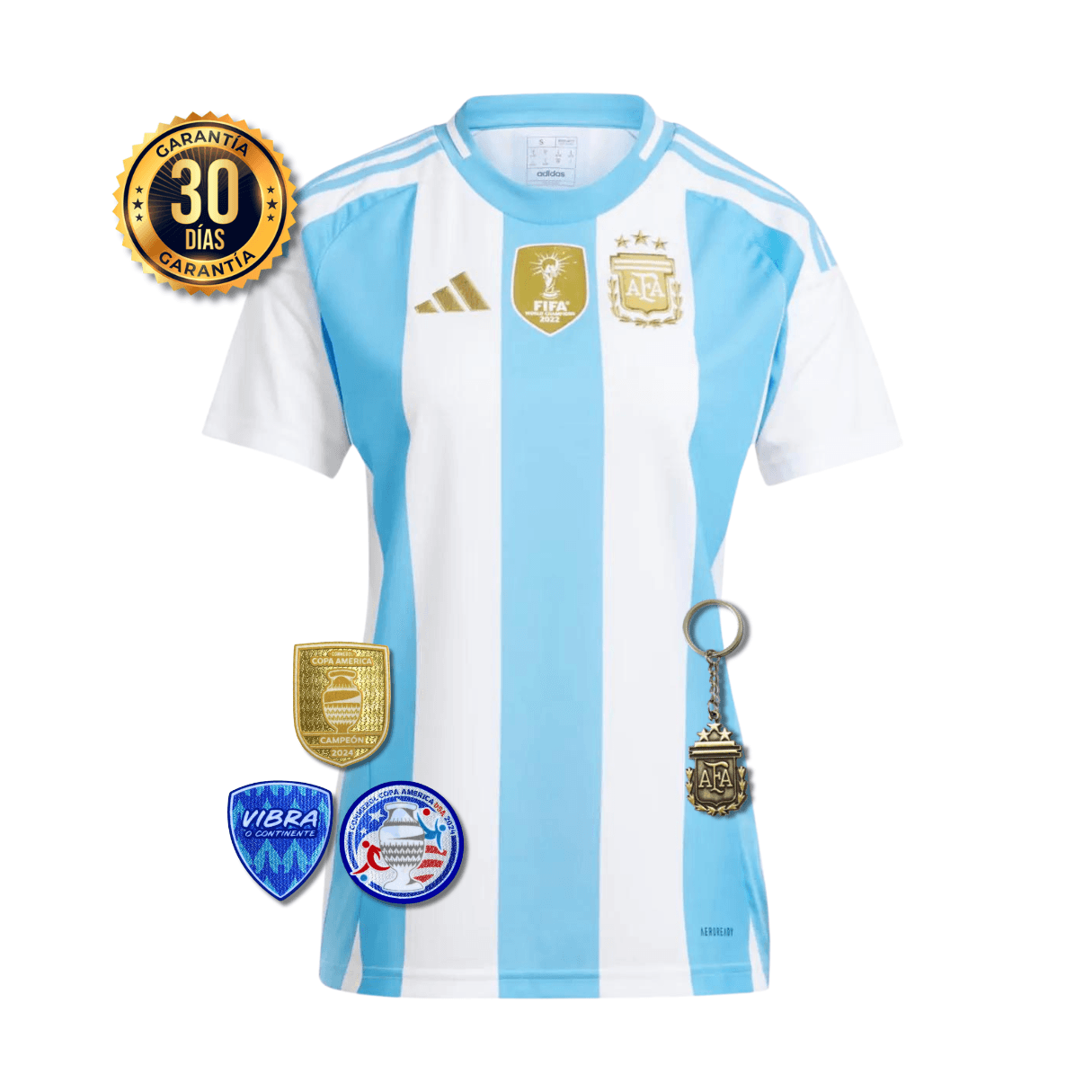 CAMISETA ARGENTINA I COPA AMÉRICA 2024 MUJER