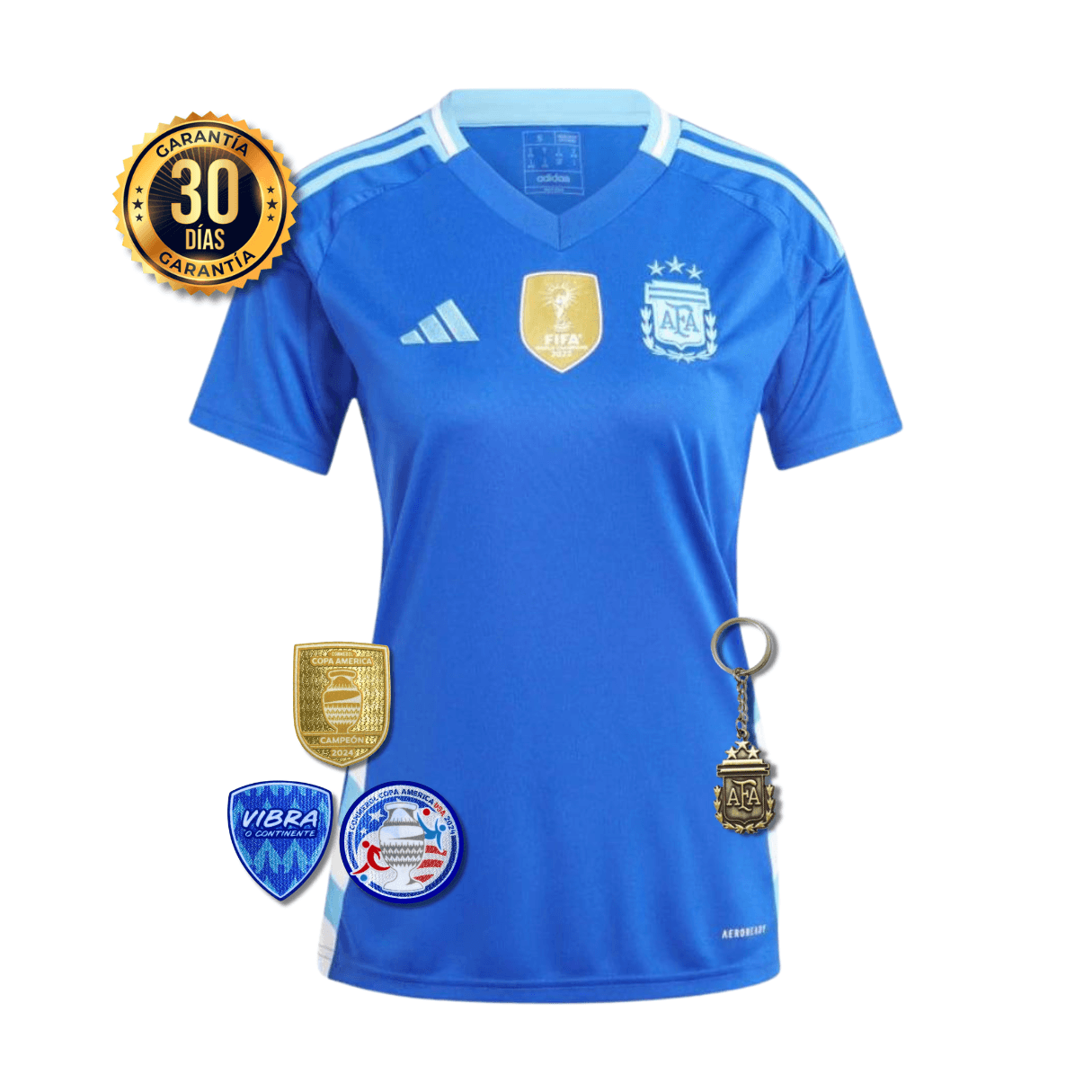 CAMISETA ARGENTINA II COPA AMÉRICA 2024 MUJER