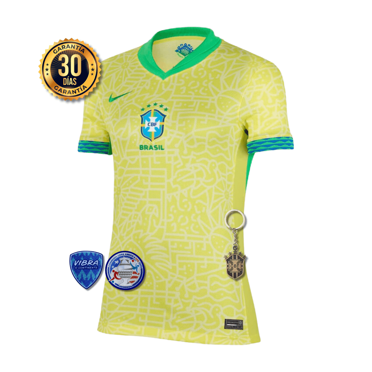 CAMISETA BRASIL I COPA AMÉRICA 2024 MUJER