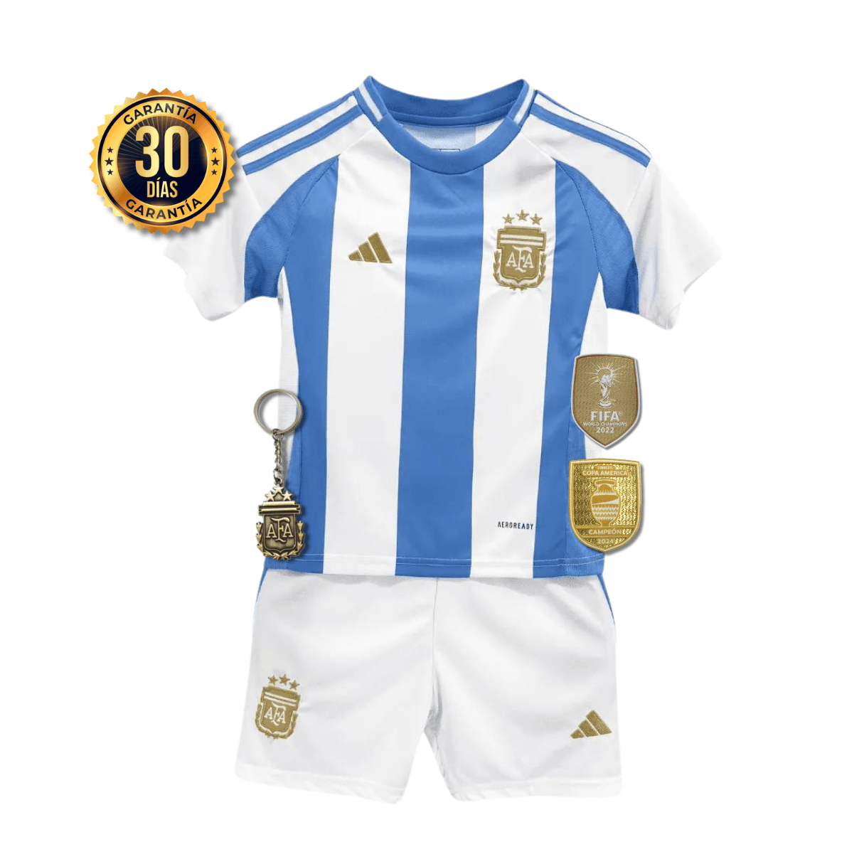 CAMISETA ARGENTINA COPA AMÉRICA 2024 CONJUNTO INFANTIL