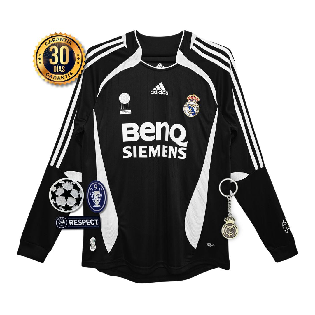 CAMISETA REAL MADRID II 06/07 HOMBRE MANGA LARGA (RETRO)