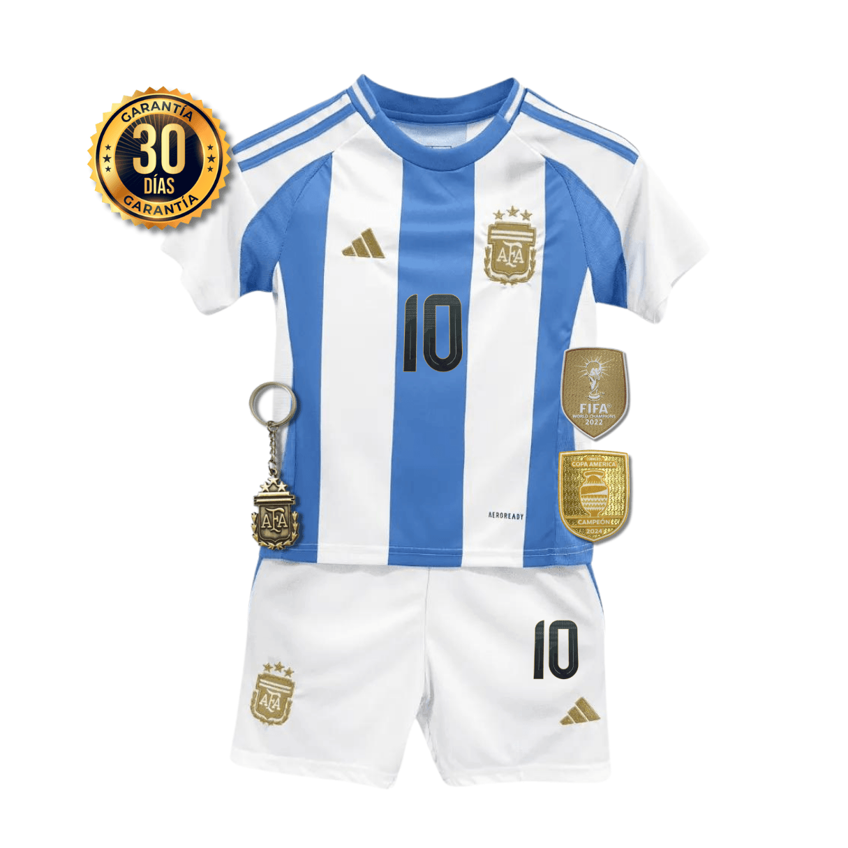 CAMISETA ARGENTINA COPA AMÉRICA 2024 CONJUNTO INFANTIL