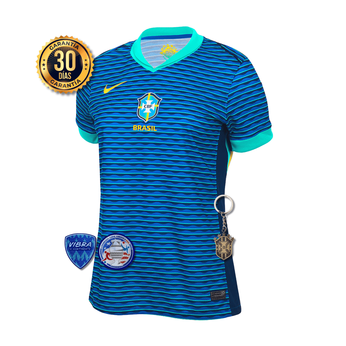 CAMISETA BRASIL II COPA AMÉRICA 2024 MUJER