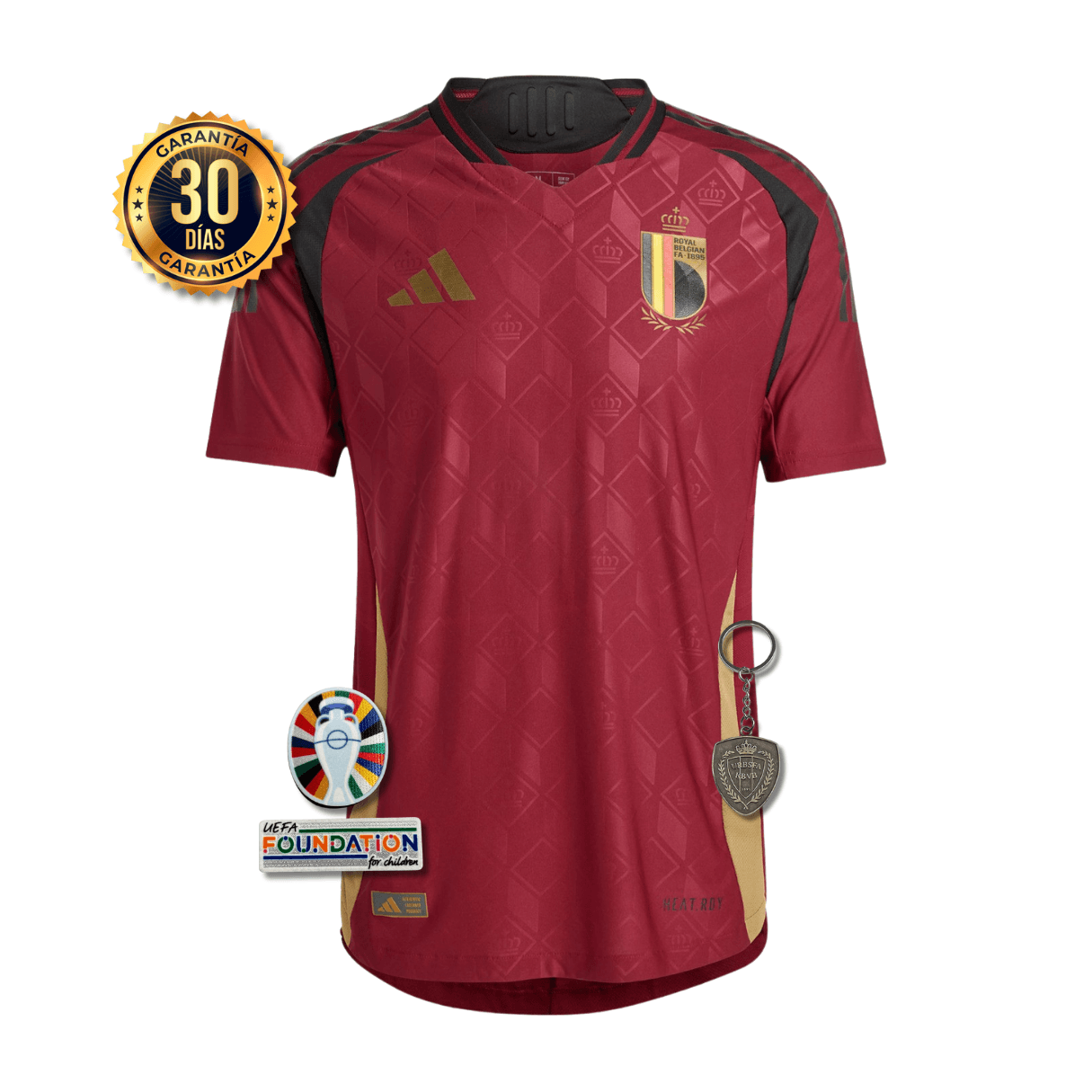 CAMISETA BELGICA I EURO 2024 HOMBRE (VERSIÓN JUGADOR)