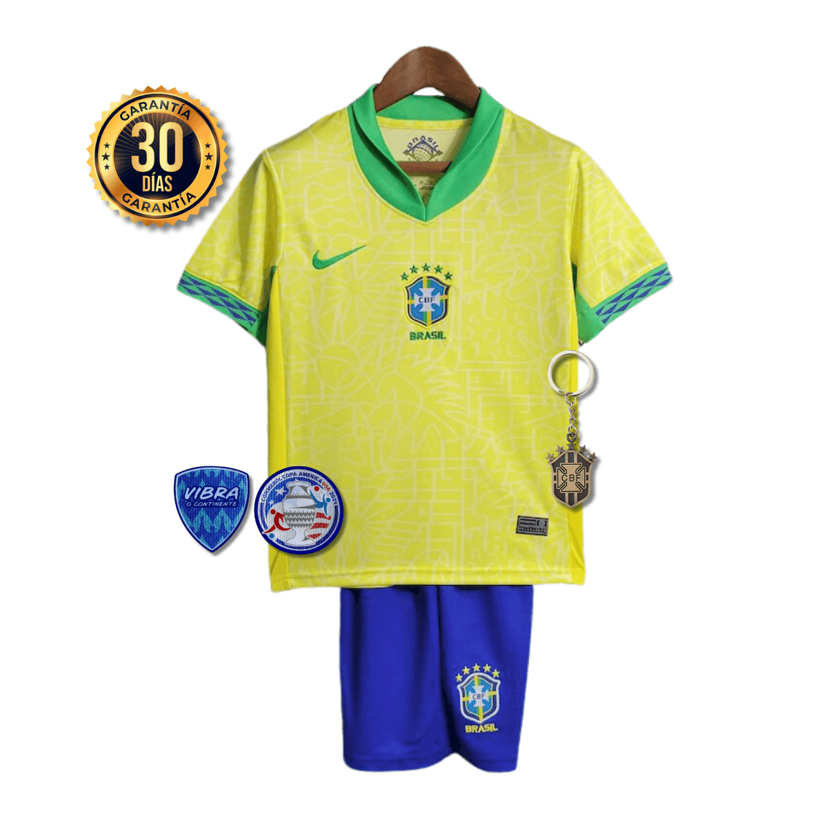 CAMISETA BRASIL I COPA AMÉRICA 2024 CONJUNTO INFANTIL