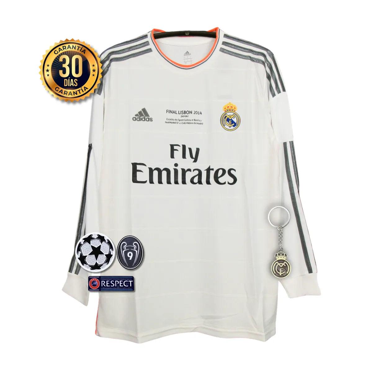 CAMISETA REAL MADRID I 13/14 HOMBRE (RETRO) MANGA LARGA