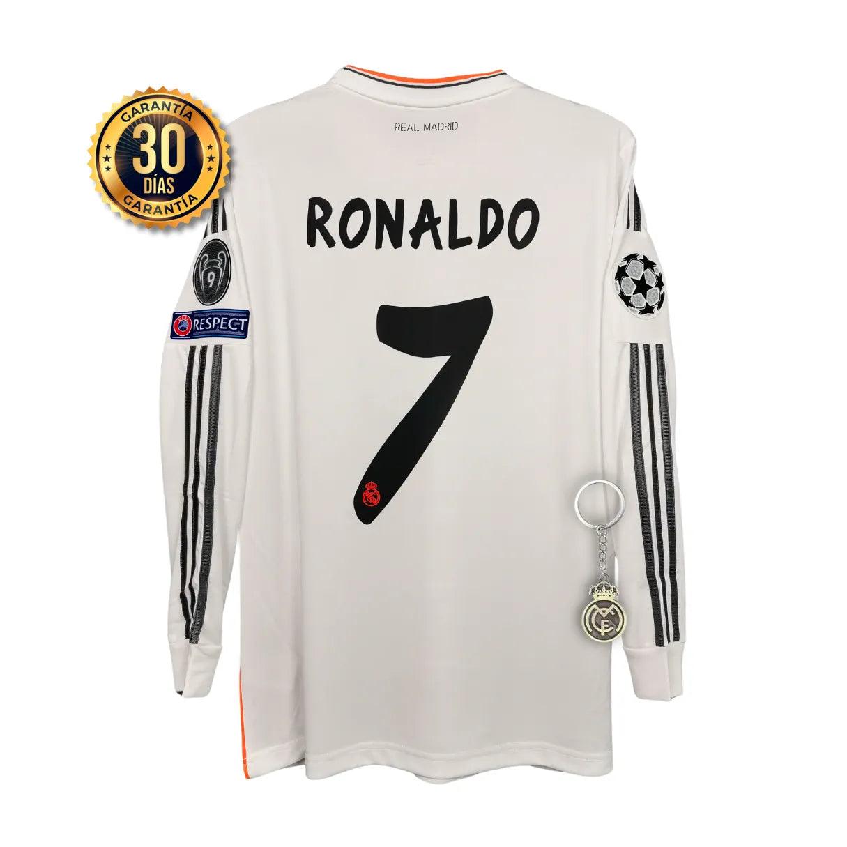 CAMISETA REAL MADRID I 13/14 HOMBRE (RETRO) MANGA LARGA