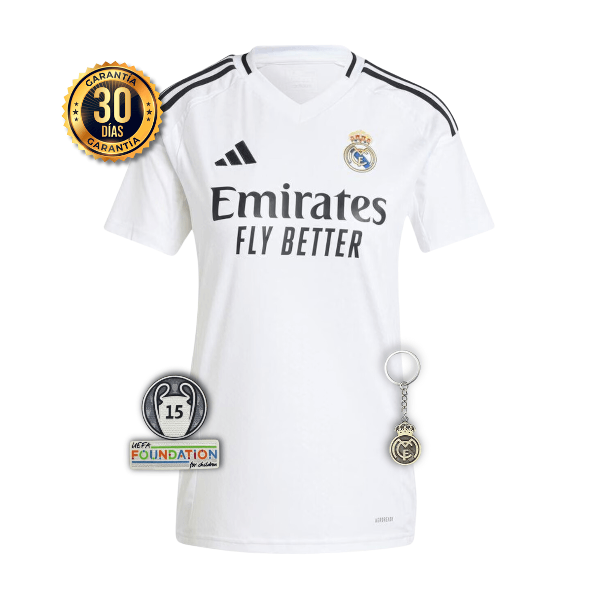 CAMISETA REAL MADRID I 24/25 MUJER