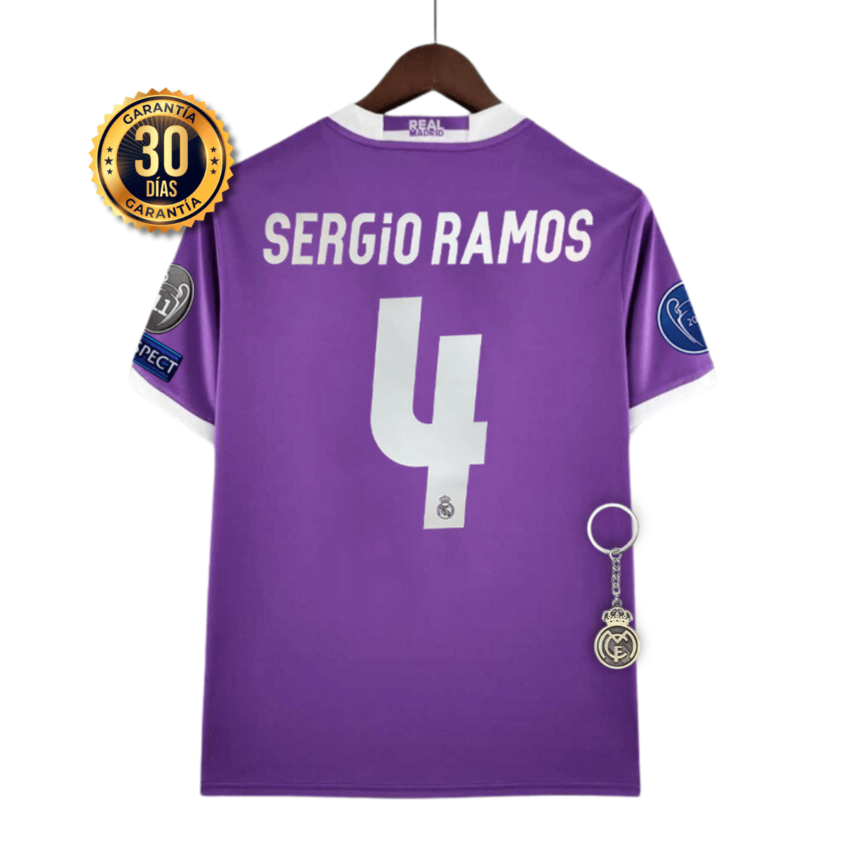 CAMISETA REAL MADRID II 16/17 HOMBRE (RETRO)