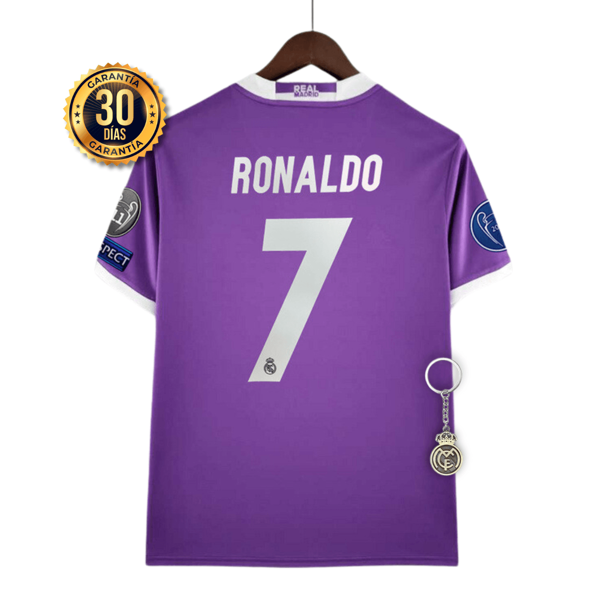 CAMISETA REAL MADRID II 16/17 HOMBRE (RETRO)