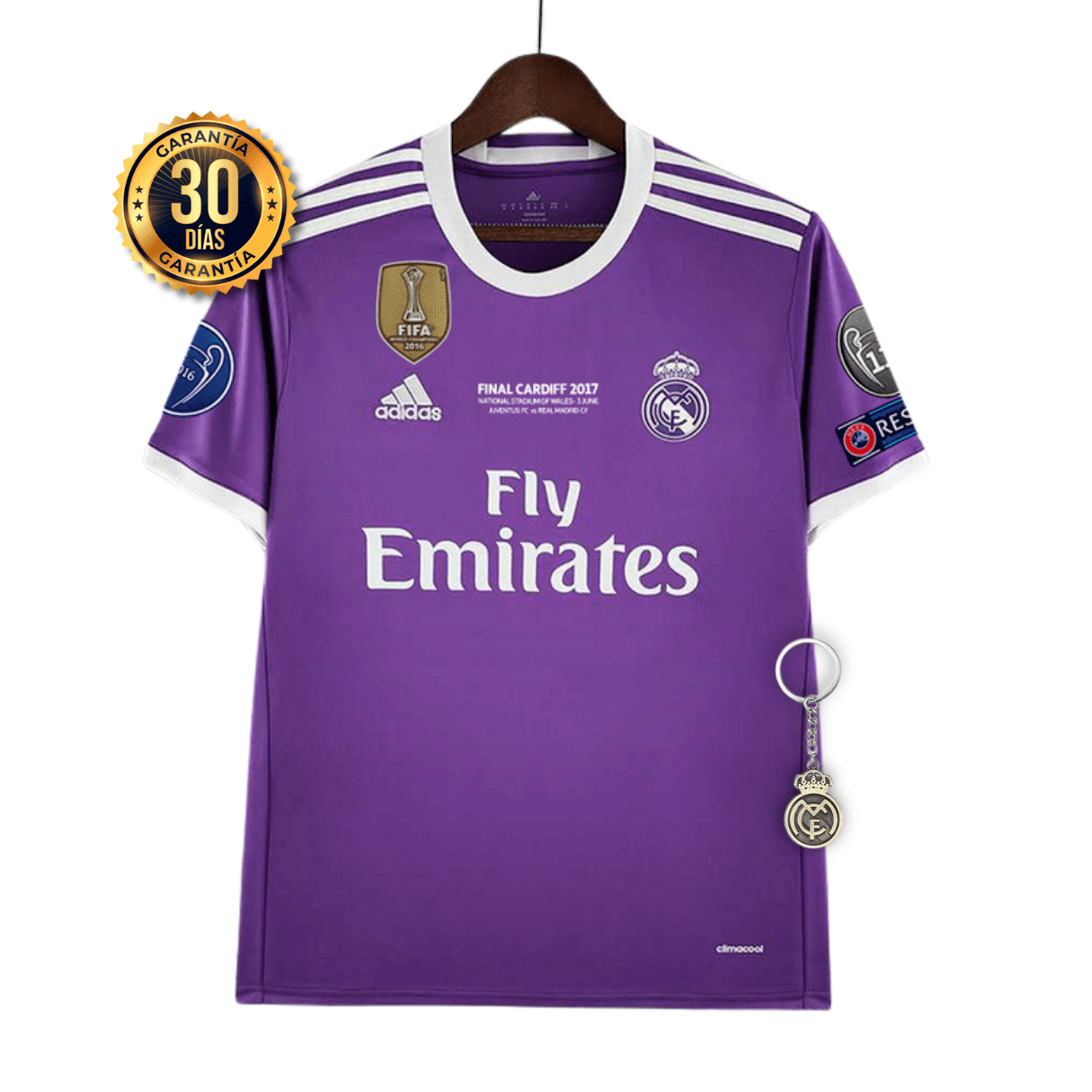 CAMISETA REAL MADRID II 16/17 HOMBRE (RETRO)