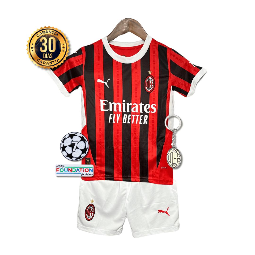 CAMISETA MILAN I 24/25 CONJUNTO INFANTIL