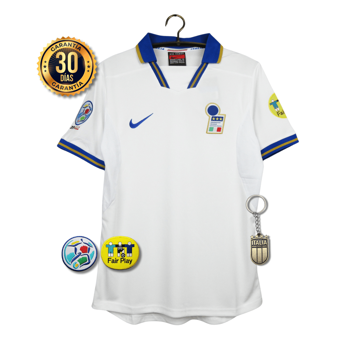 CAMISETA ITÁLIA II 1996 HOMBRE (RETRO)