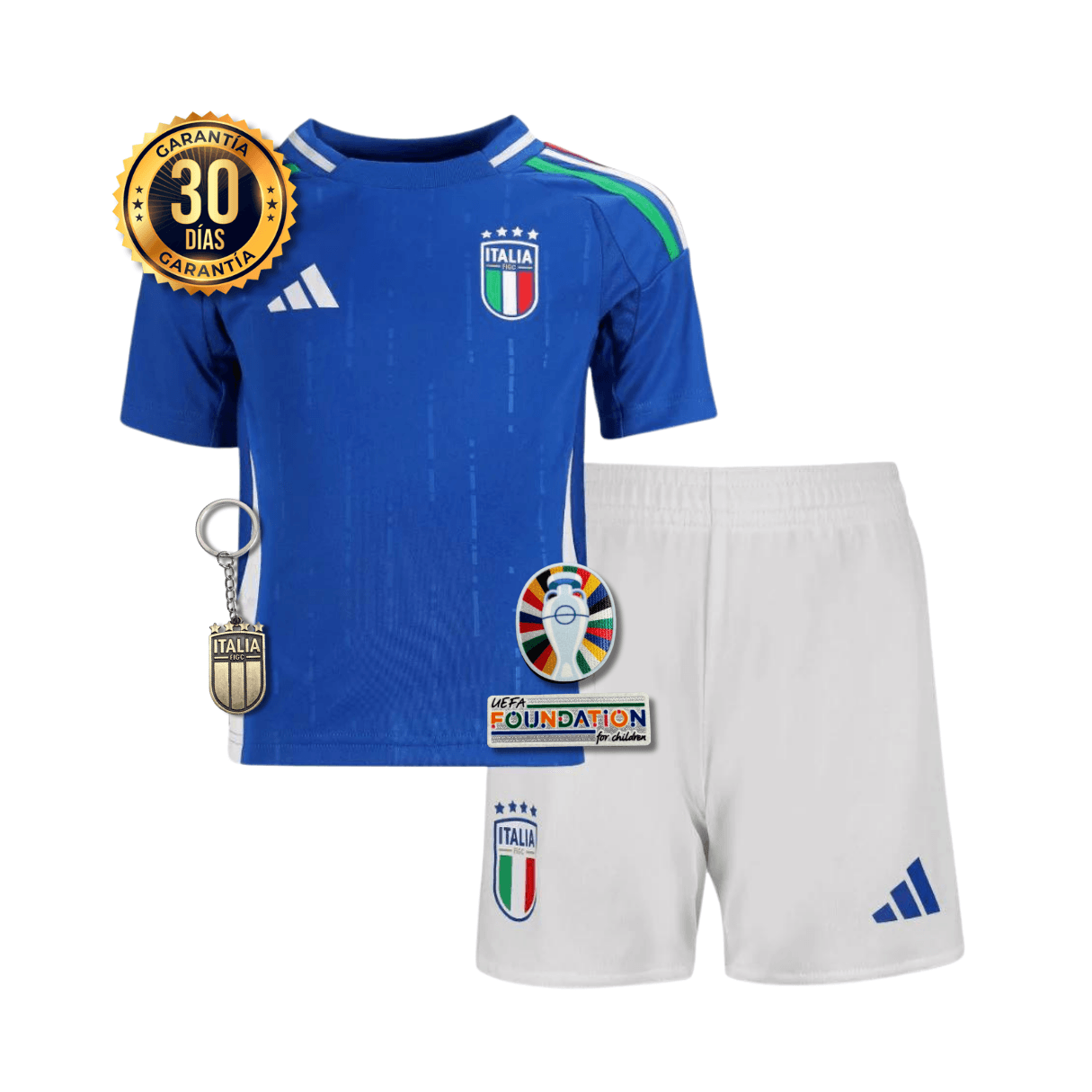 CAMISETA ITALIA I EURO 2024 CONJUNTO INFANTIL