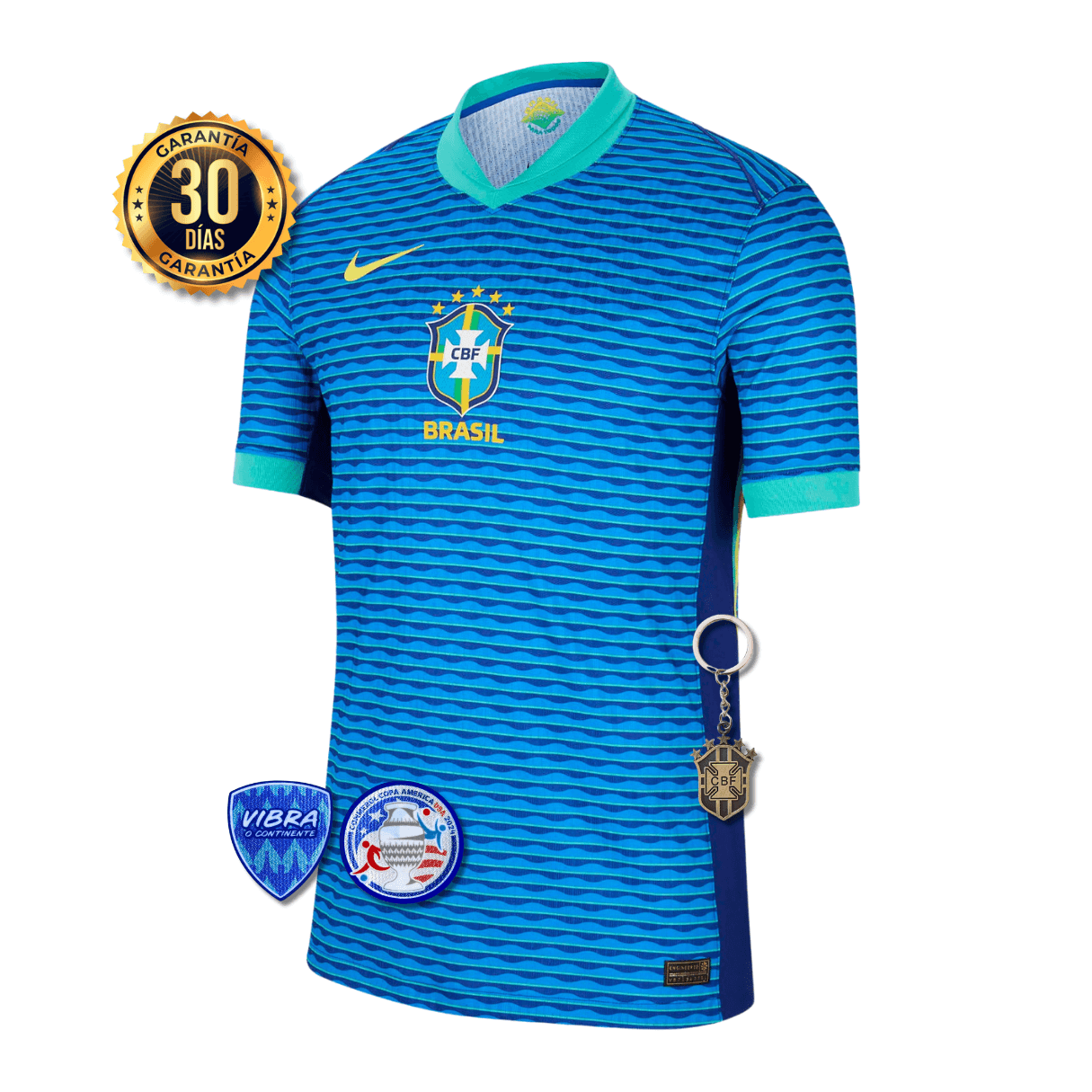 CAMISETA BRASIL II COPA AMÉRICA 2024 HOMBRE (VERSIÓN JUGADOR)