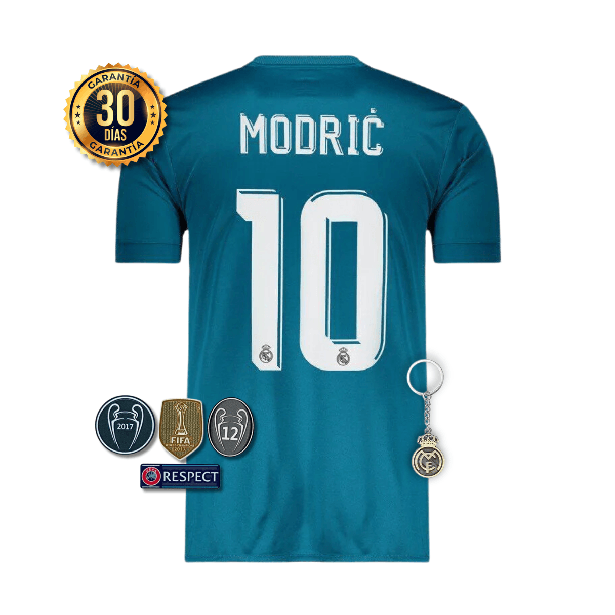 CAMISETA REAL MADRID II 17/18 HOMBRE (RETRO)