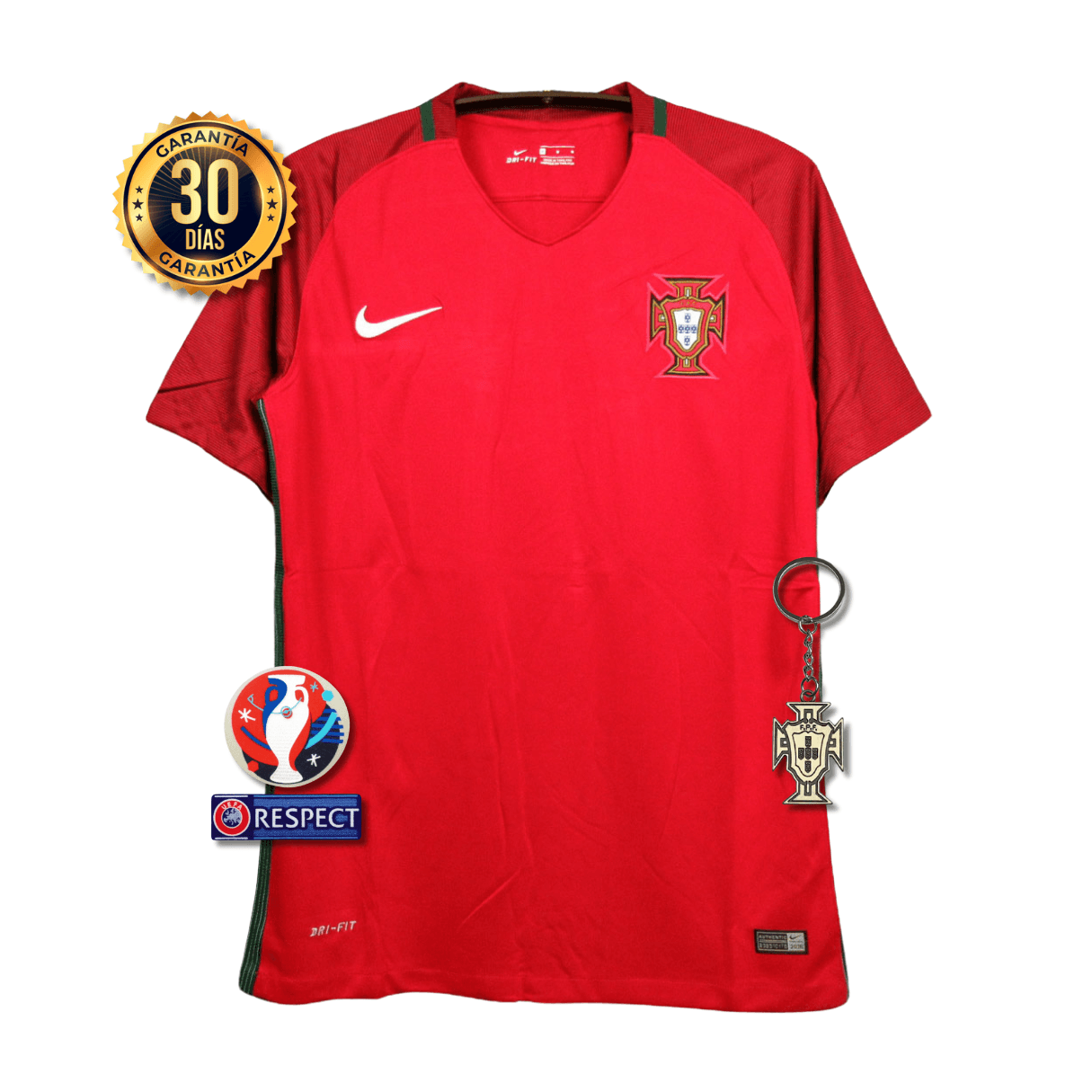 CAMISETA PORTUGAL EUROCOPA I 2016 HOMBRE (RETRO)