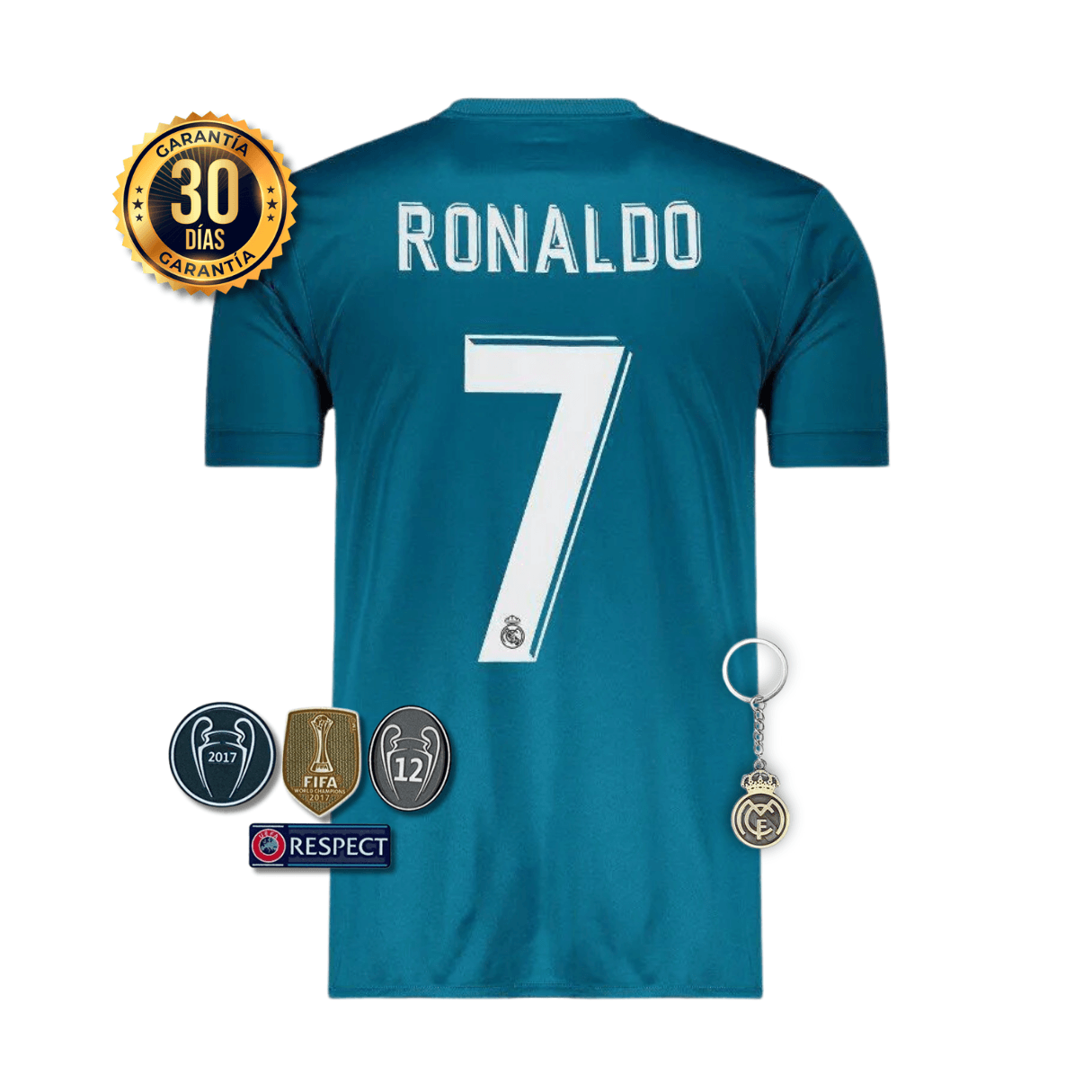 CAMISETA REAL MADRID II 17/18 HOMBRE (RETRO)