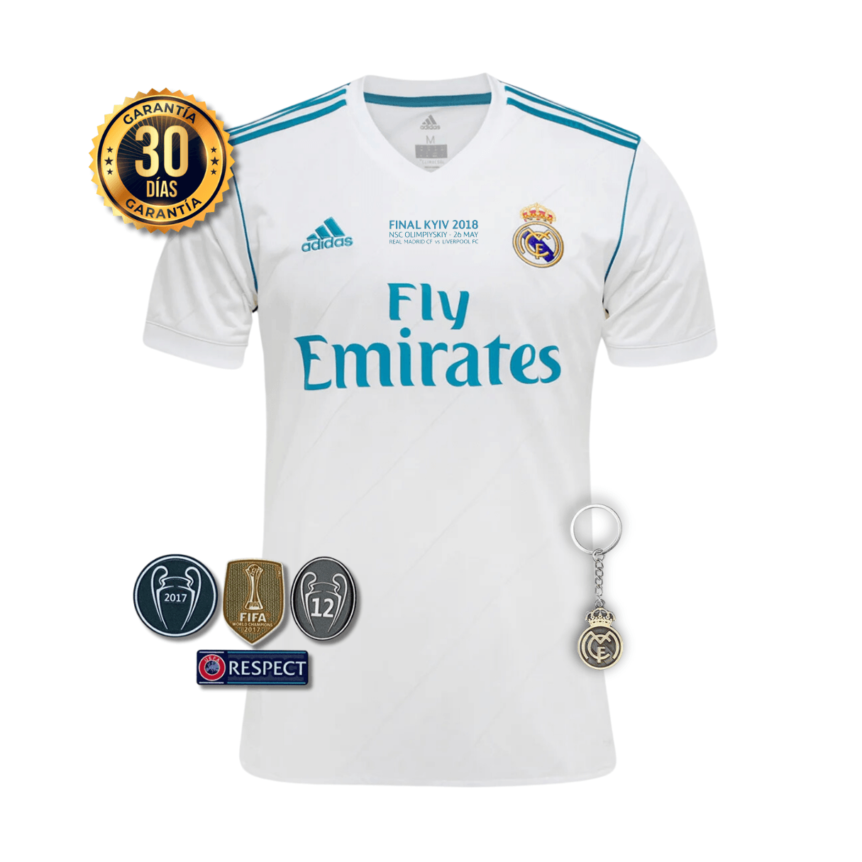 CAMISETA REAL MADRID I 17/18 HOMBRE (RETRO)