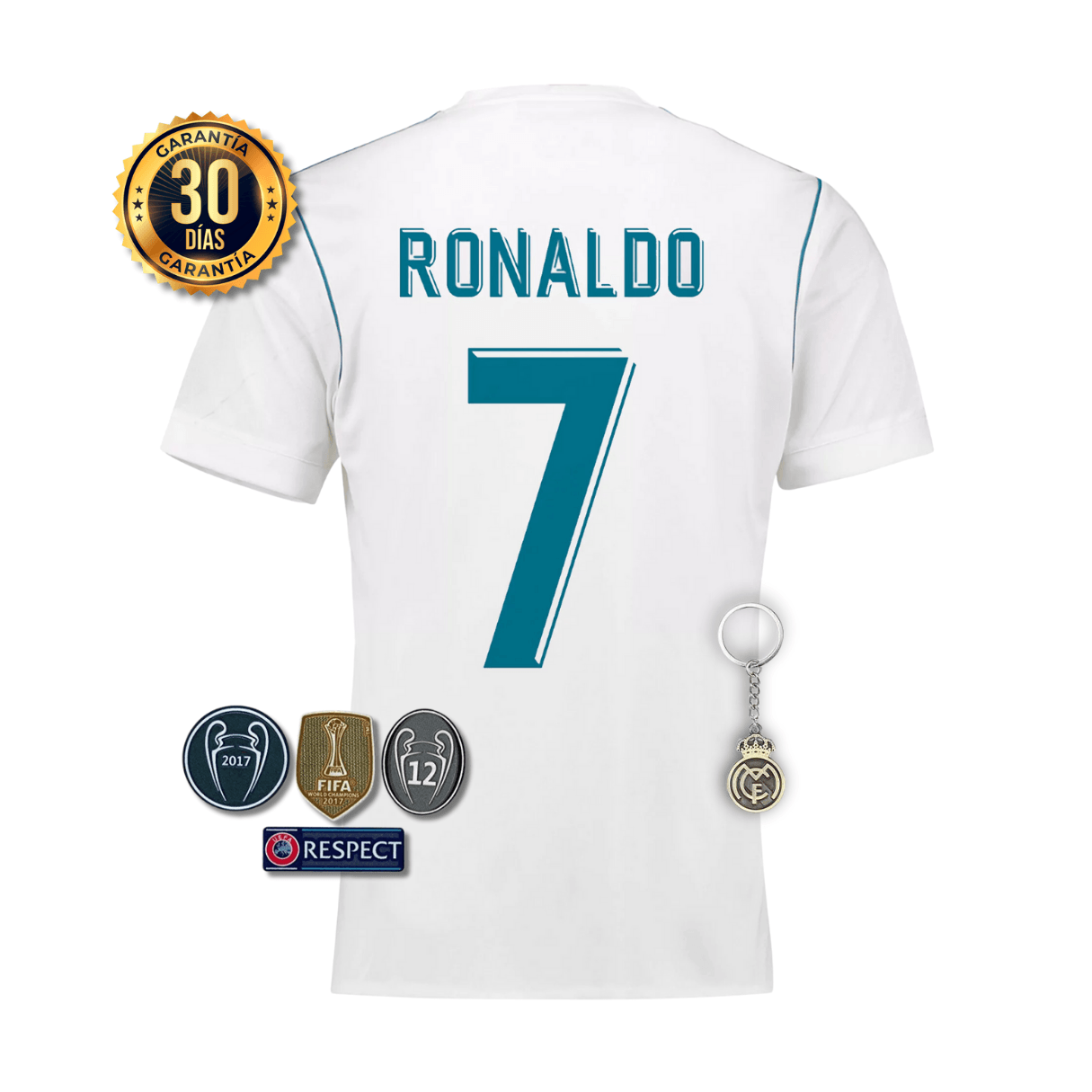 CAMISETA REAL MADRID I 17/18 HOMBRE (RETRO)