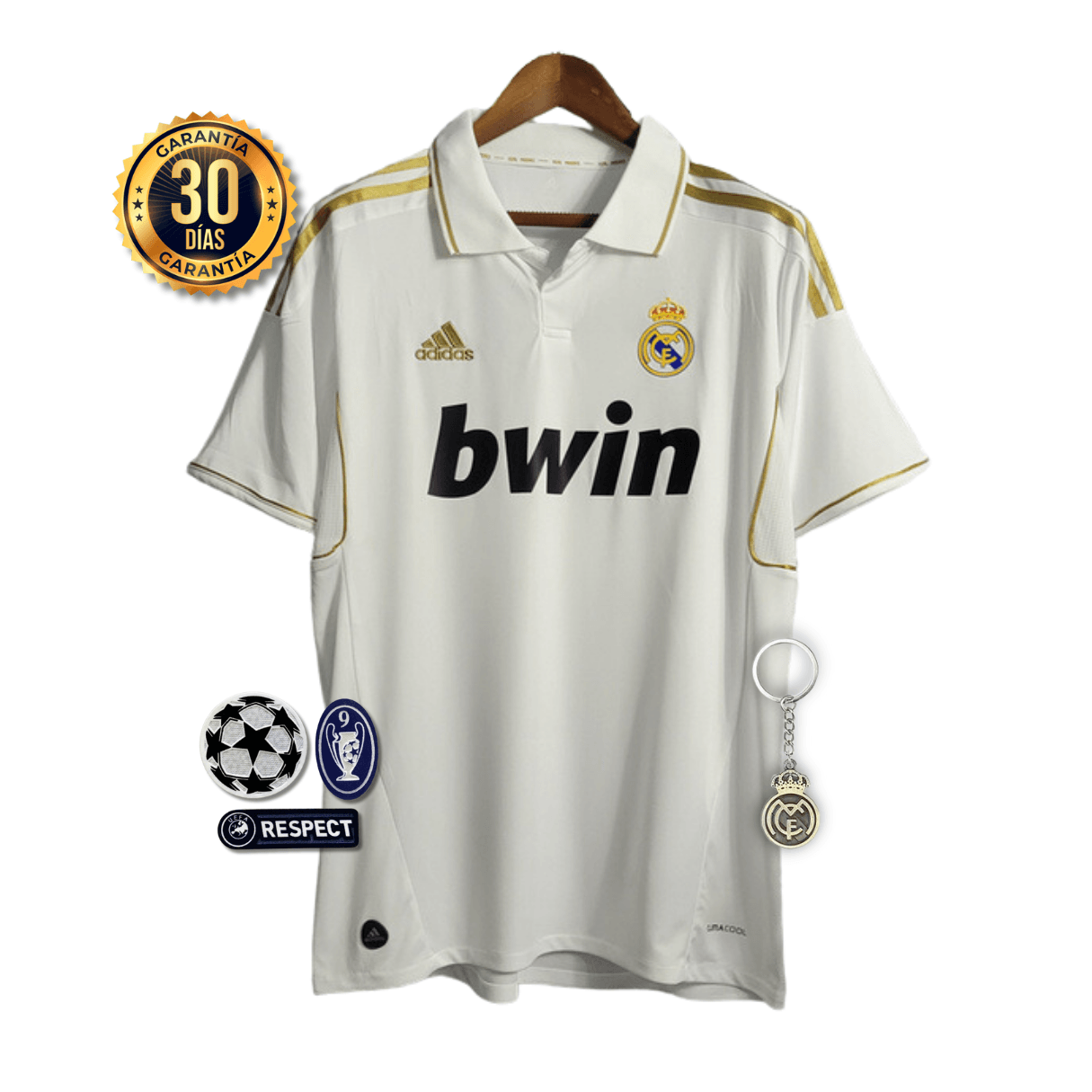 CAMISETA REAL MADRID I 11/12 HOMBRE (RETRO)