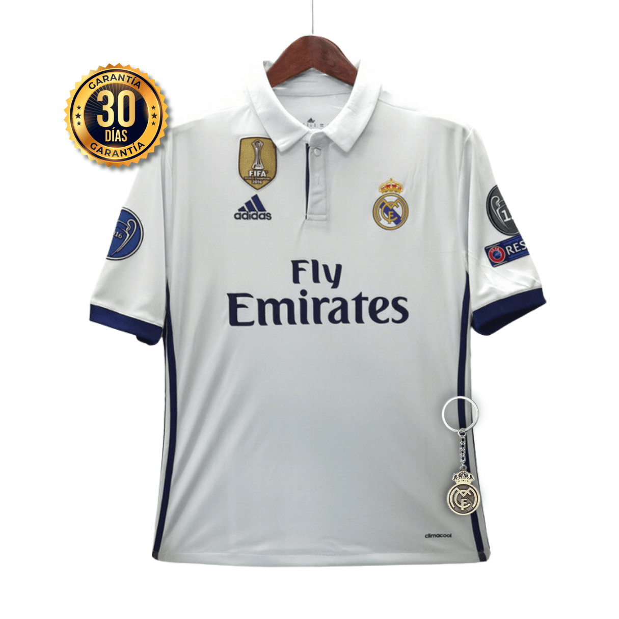 CAMISETA REAL MADRID I 16/17 HOMBRE (RETRO)