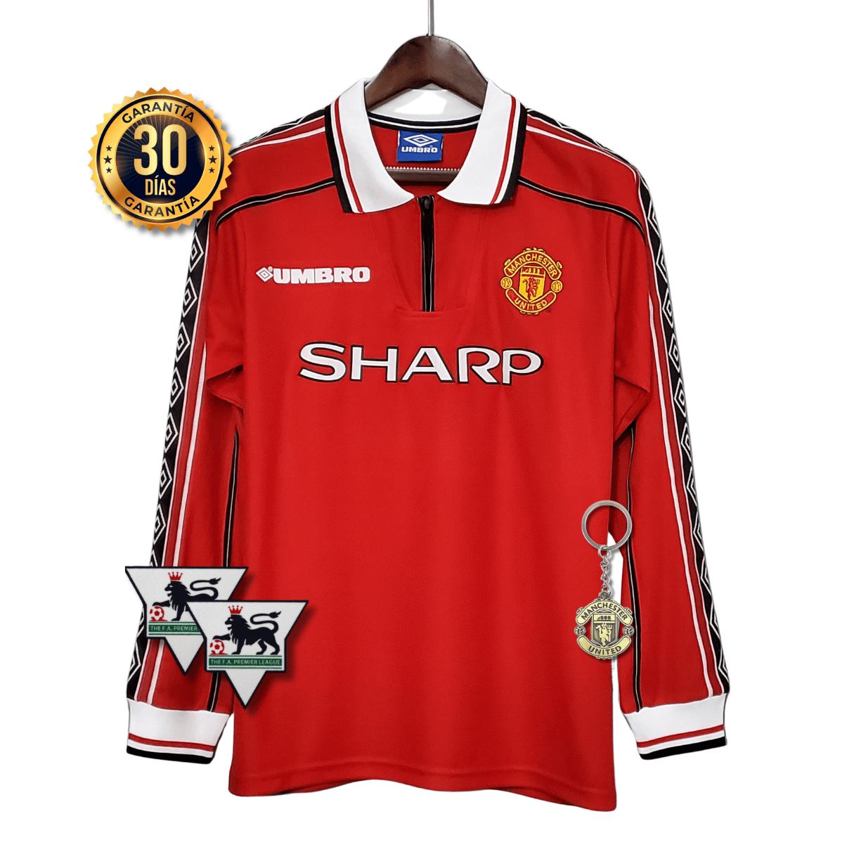 MANCHESTER UNITED I 98/99 HOMBRE (RETRO) MANGA LARGA