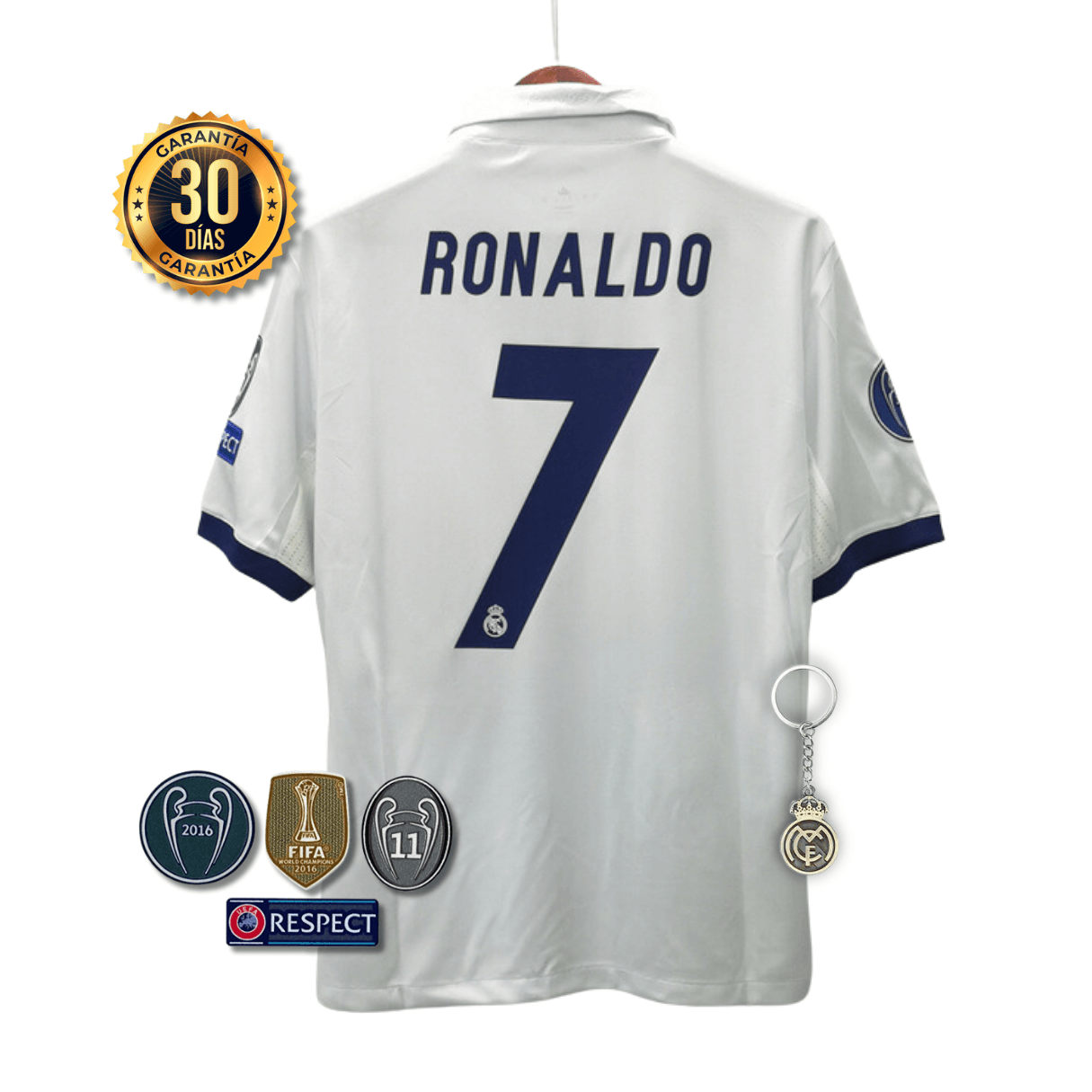 CAMISETA REAL MADRID I 16/17 HOMBRE (RETRO)