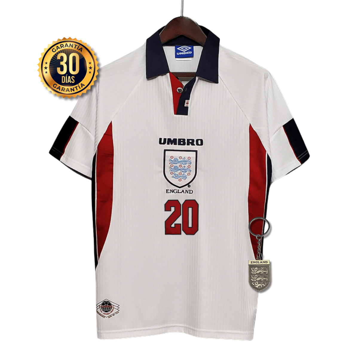 CAMISETA INGLATERRA I 1998 HOMBRE (RETRO)