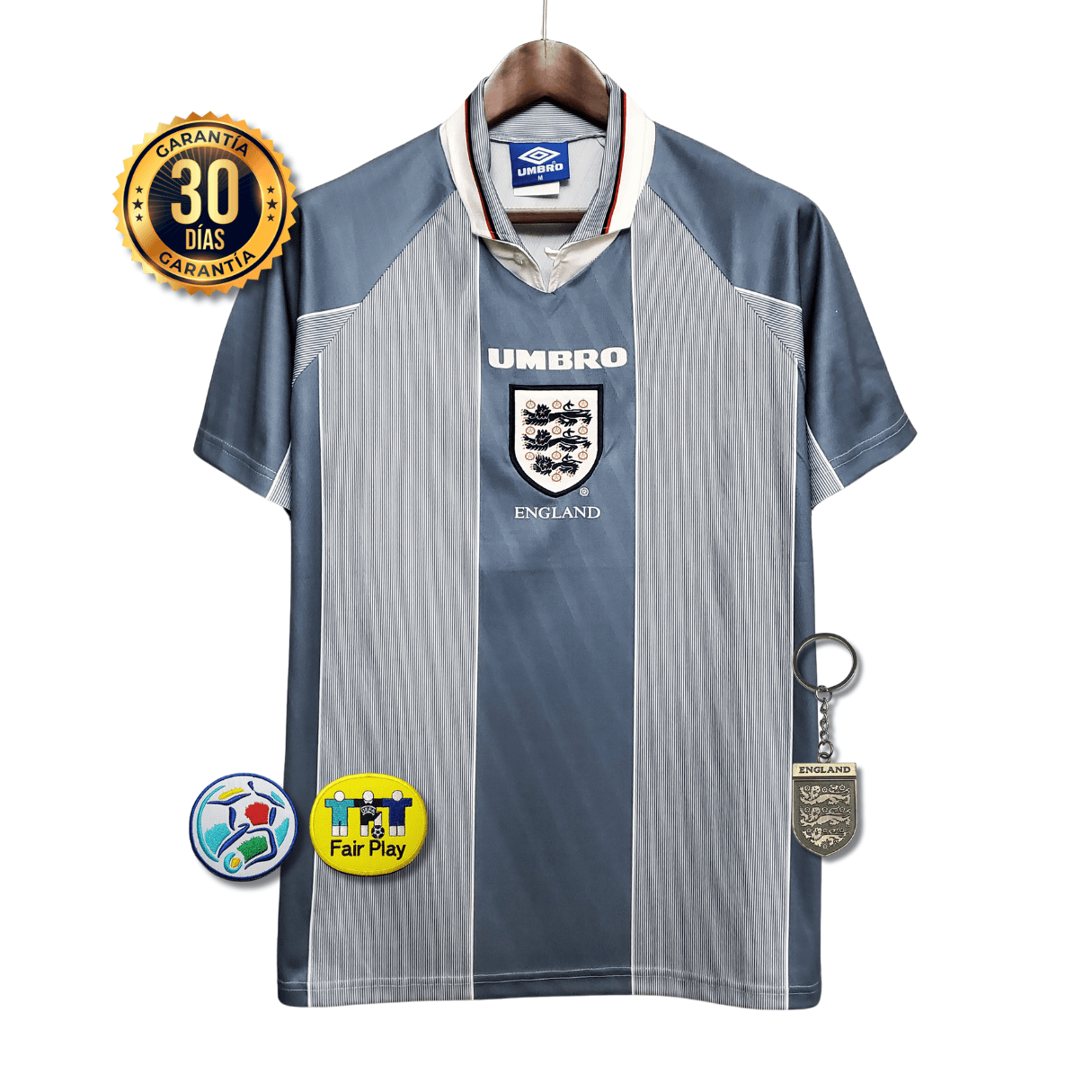 CAMISETA INGLATERRA II 1996 HOMBRE (RETRO)