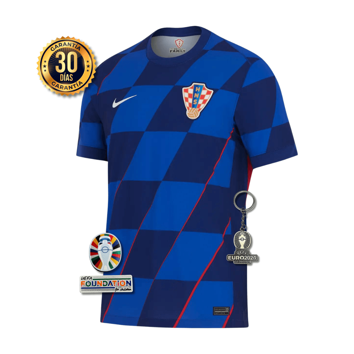 CAMISETA CROACIA II EURO 2024 HOMBRE