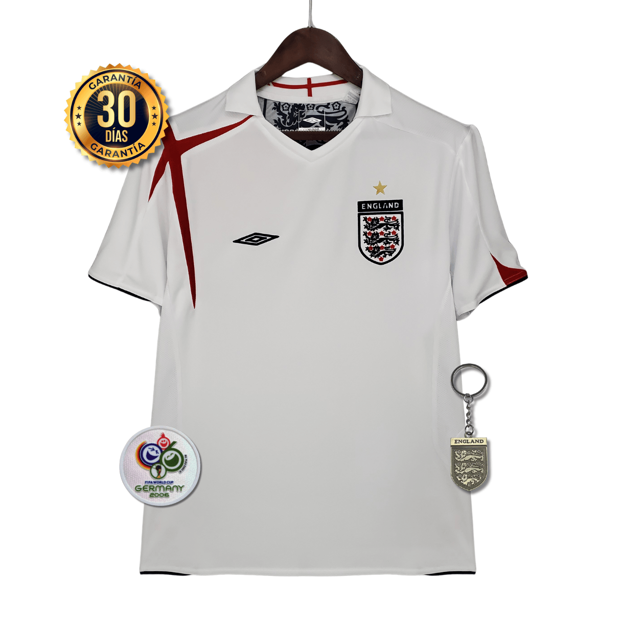 CAMISETA INGLATERRA I 2006 HOMBRE (RETRO)